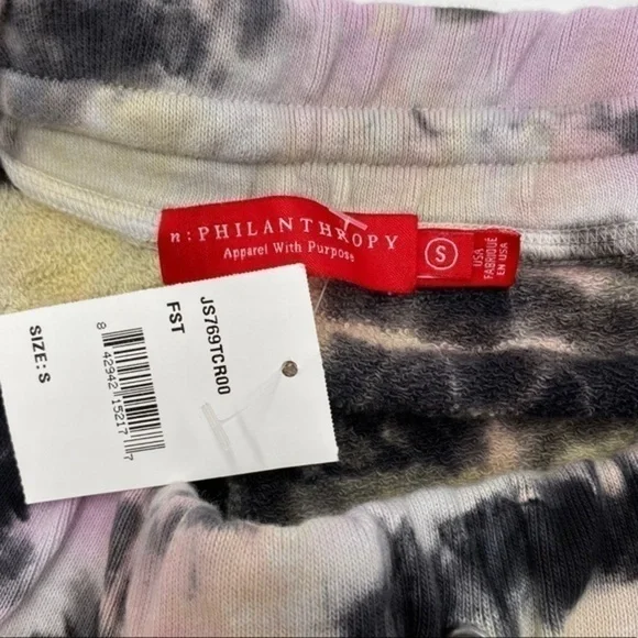 N:Philanthropy Revolve Night Tie Dye Joggers Sweatpants NWT